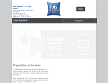 Tablet Screenshot of ibisbudget-dijon.com